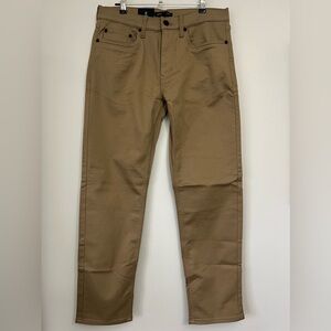 NWT Banana Republic Five Pocket Pants Slim Fit Stretch 30x30 Khaki Chino Office